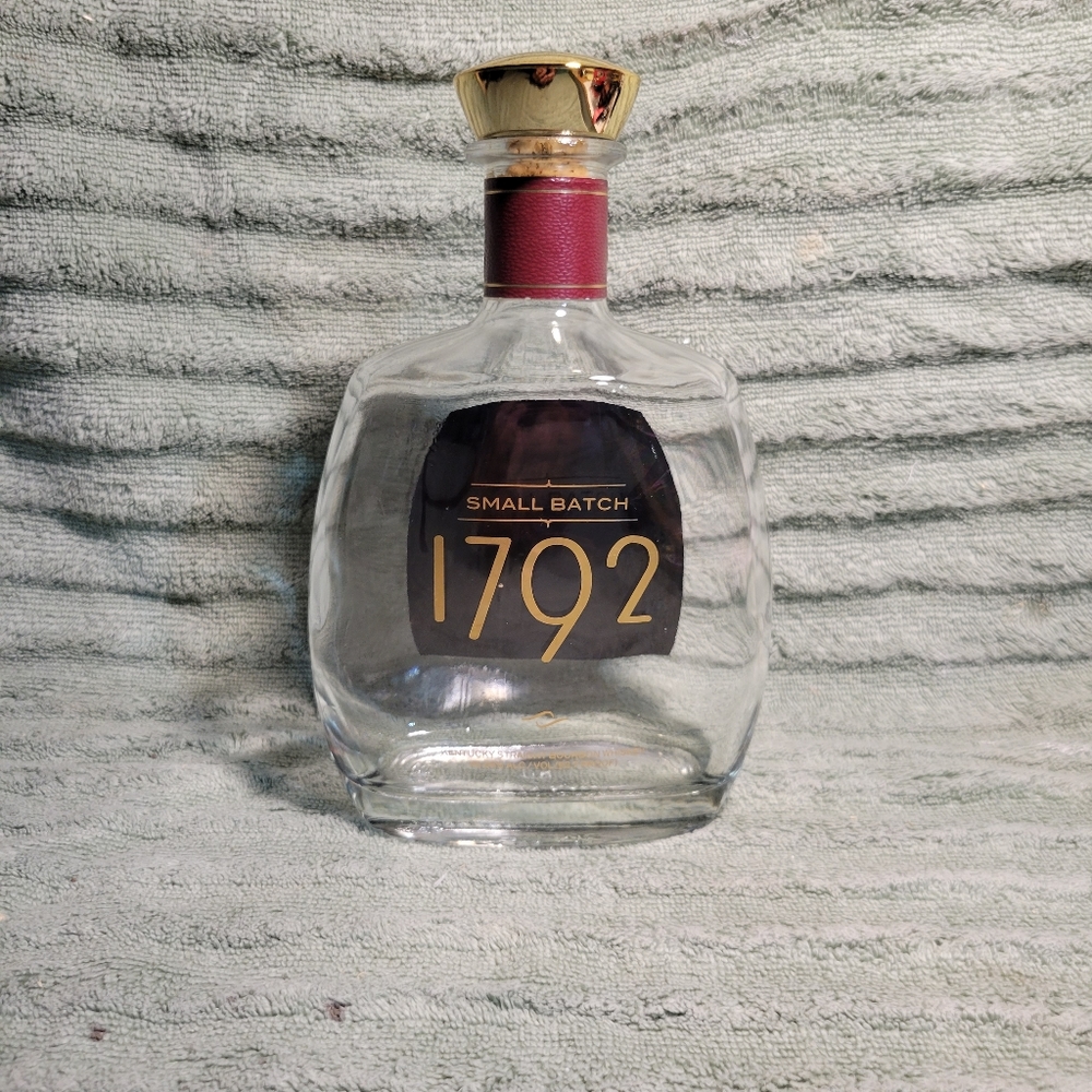 Kentucky Bourbon Whisky Bottle 1792 Empty